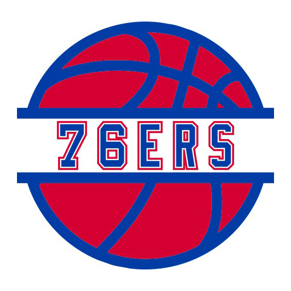 Basketball Philadelphia 76ers Logo iron on paper